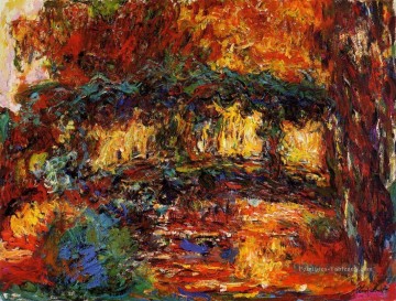  claude - Le pont japonais II Claude Monet